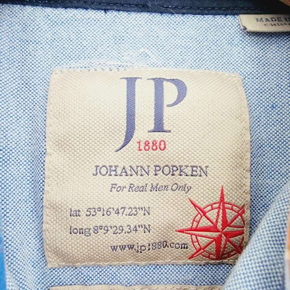 Johann Popken Men's Size Large 41/42 Button Up Plaid Shirt Modern Fit - Picture 3 of 10